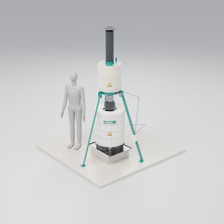 Concept render of CharCube